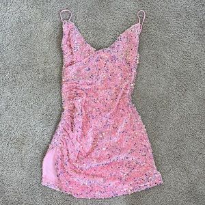 lucy in the sky sequin dress
